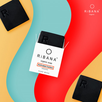 RiBANA Activated Carbon Soap - 95gm